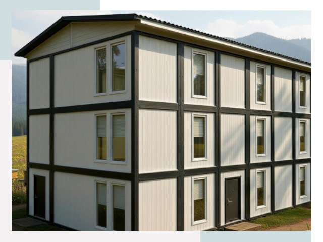 Модульные общежития в Костомукше