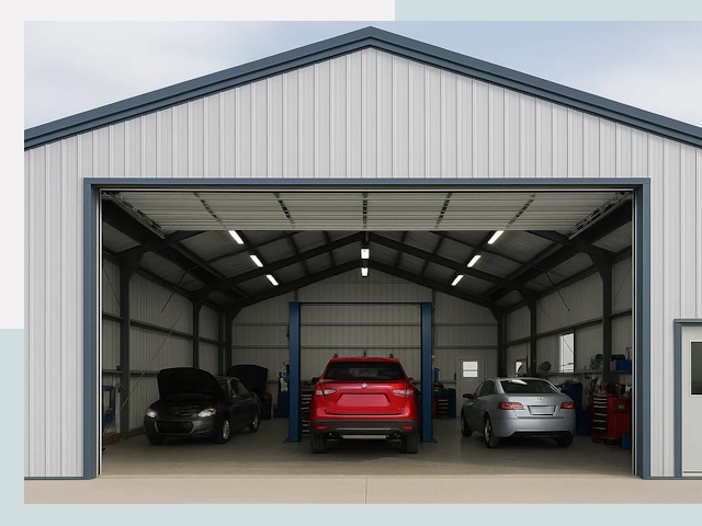 Ангары из сэндвич панелей от 612 руб. в Костомукша