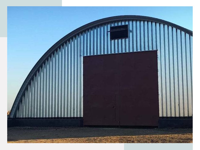 Бескаркасные ангары в Костомукше