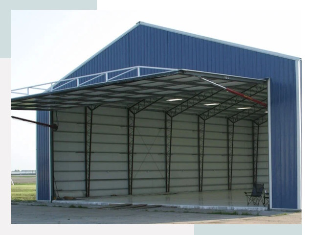 Прямо стенные ангары в Костомукше