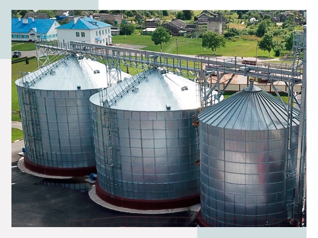 Металлические силосы в Костомукше