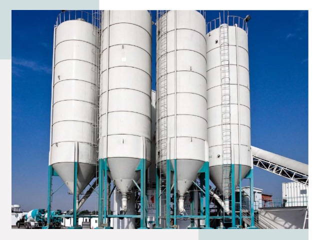 Строительство цементных силосов в Костомукше