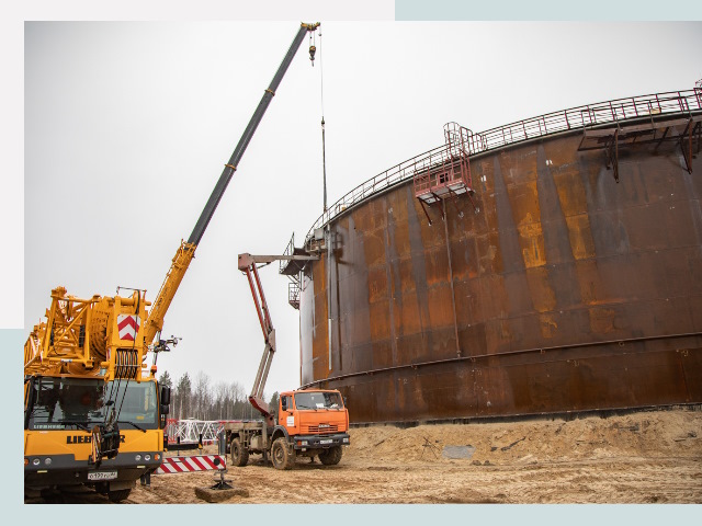 Монтаж резервуаров в Костомукше от 612 руб. за м³