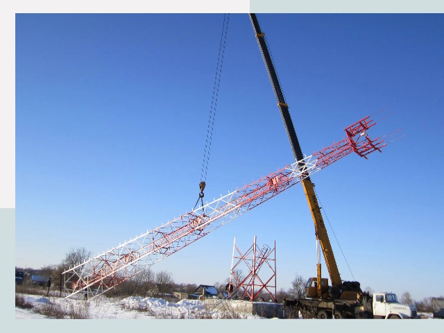 Строительство башен связи в Костомукше от 612 руб.