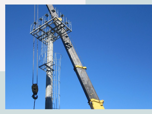 Монтаж осветительных мачт в Костомукша от 612 руб.