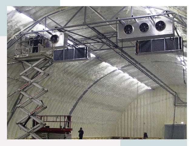 Оснащение ангаров в Костомукше