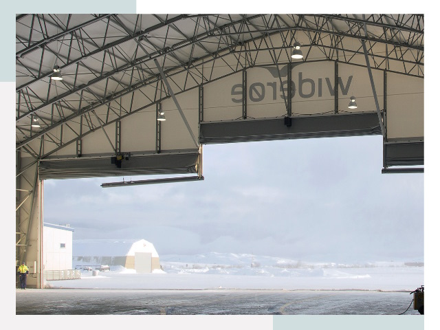 Ворота для ангаров в Костомукше