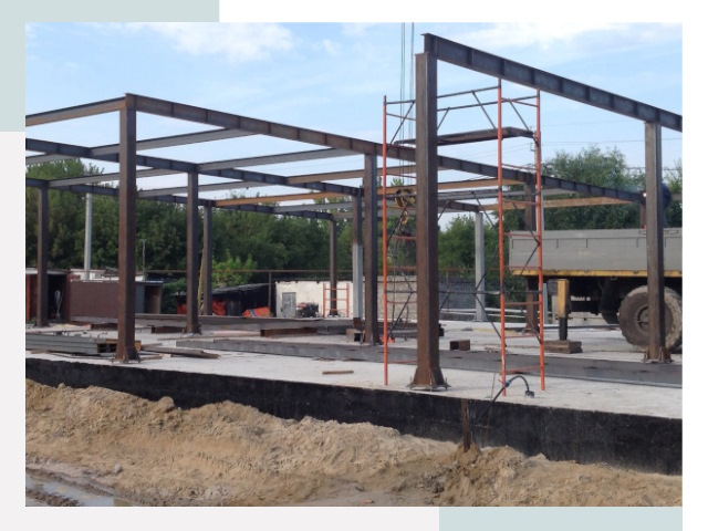 Фундамент для ангаров в Костомукше